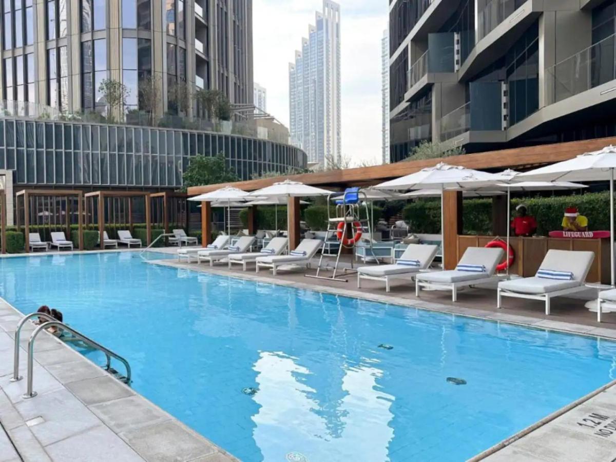 Апартаменты Gorgeous High Floor 3-Bed With Full Burj View Дубай Экстерьер фото